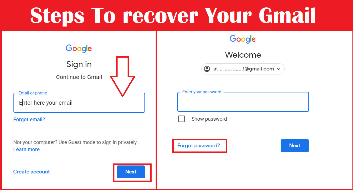 How To Recover A Forgotten Gmail Password