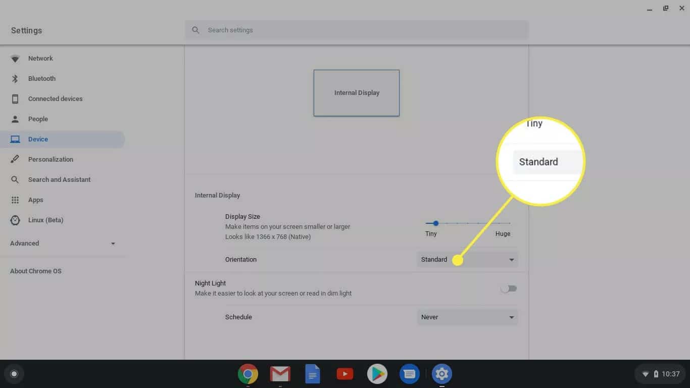 How To Rotate The Screen On Chromebook