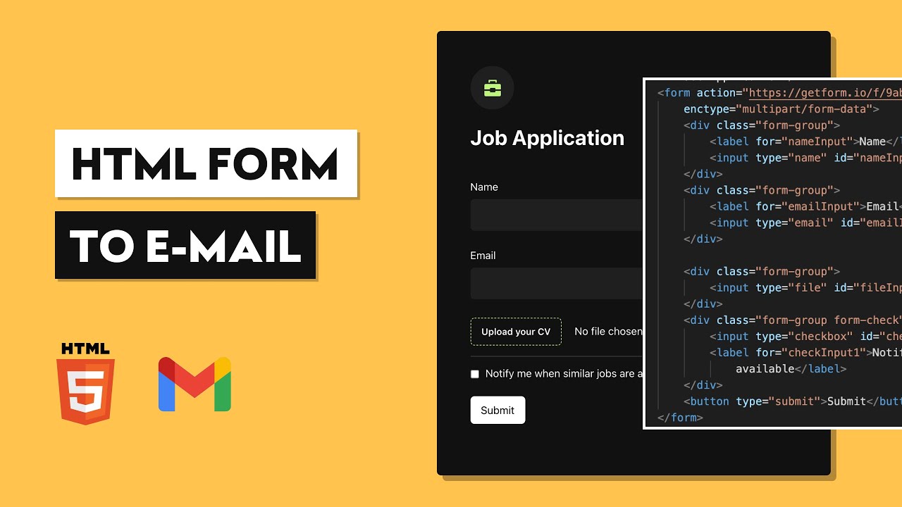 How To Send A Form Via Email