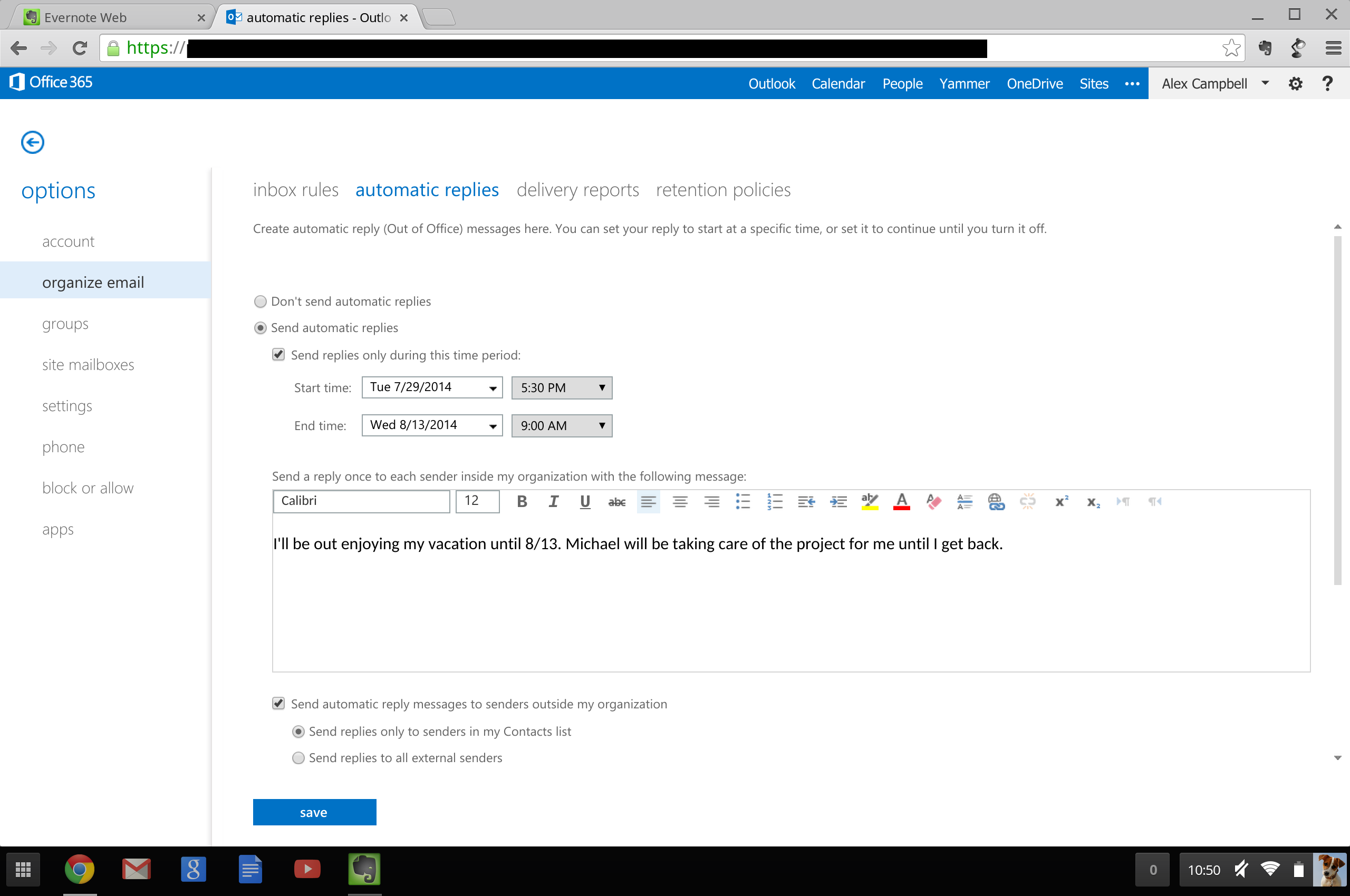 How To Set Automatic Replies In Outlook