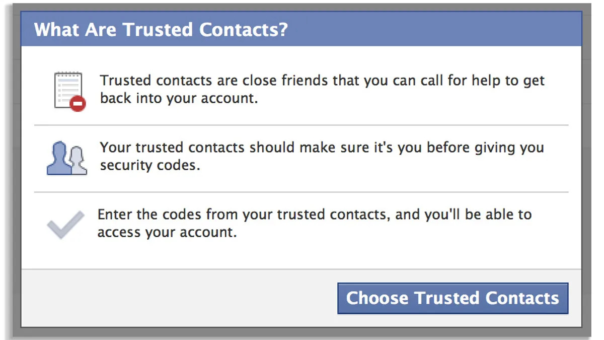 How To Set Up And Use Facebook Trusted Contacts