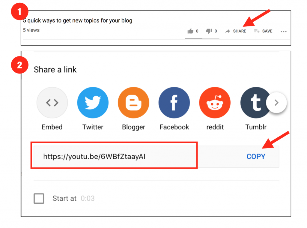 How To Share, Embed, And Link YouTube Videos