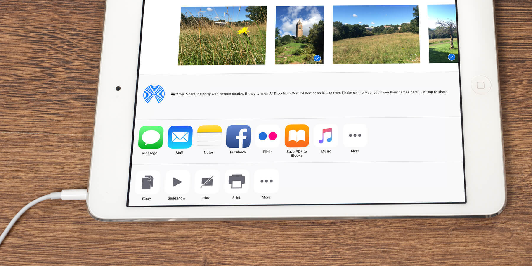 How To Share Photos, Websites, And Files On The IPad