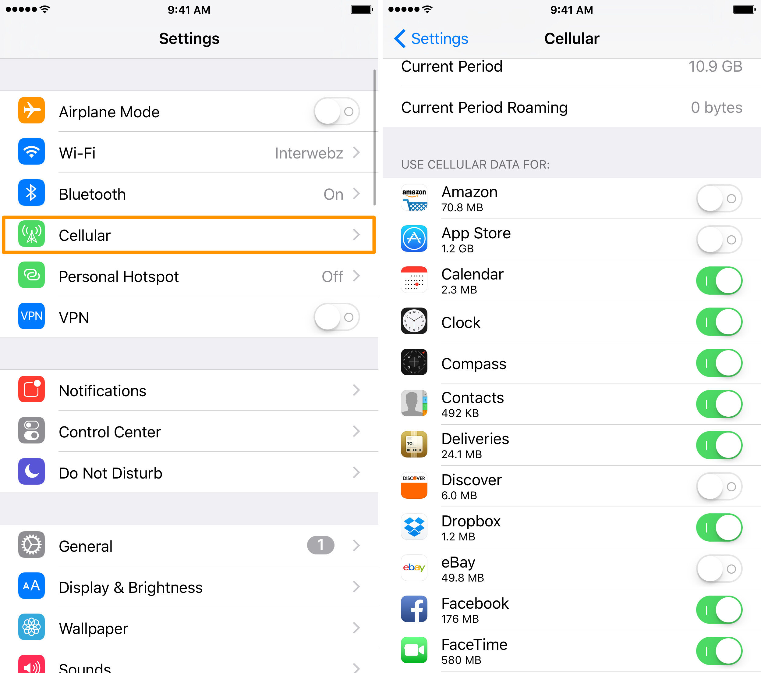 How To Stop iOS Mail From Using Cellular Data