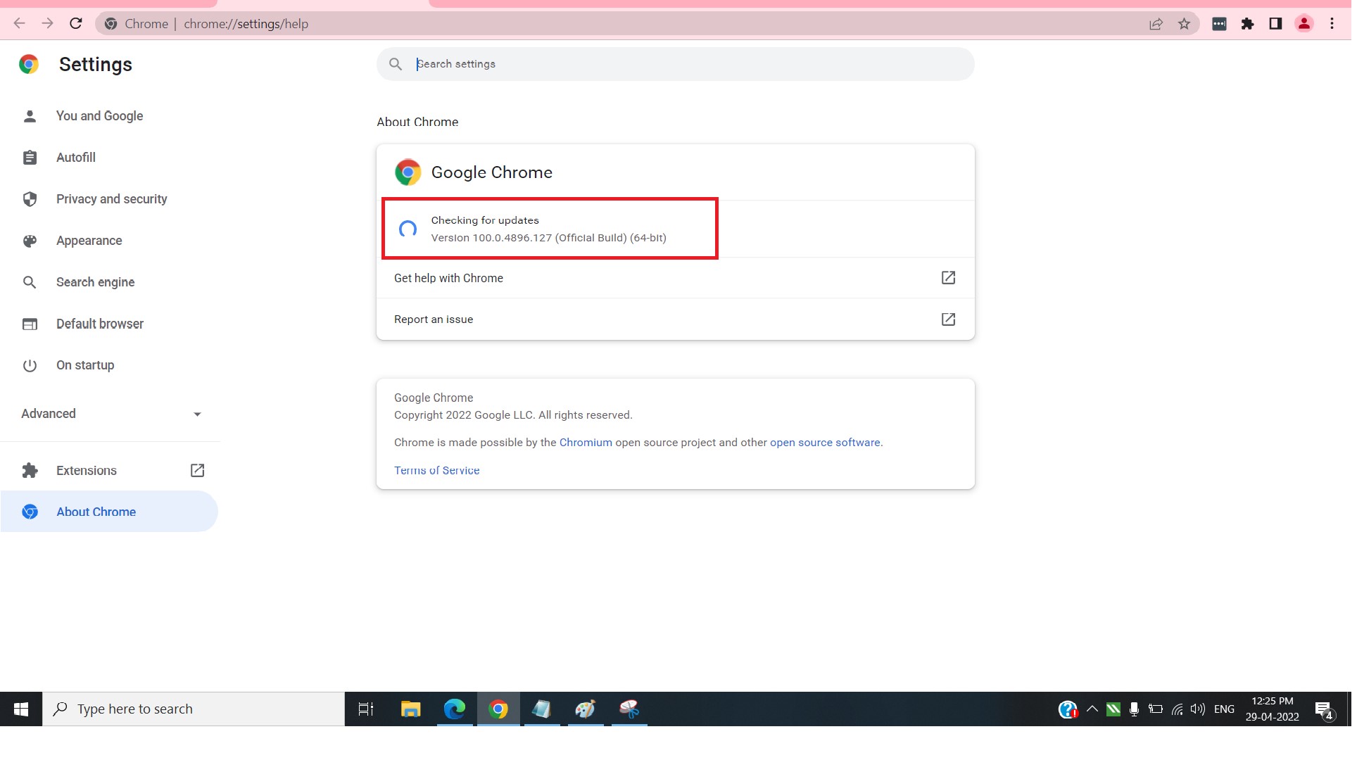 How To Update Chrome