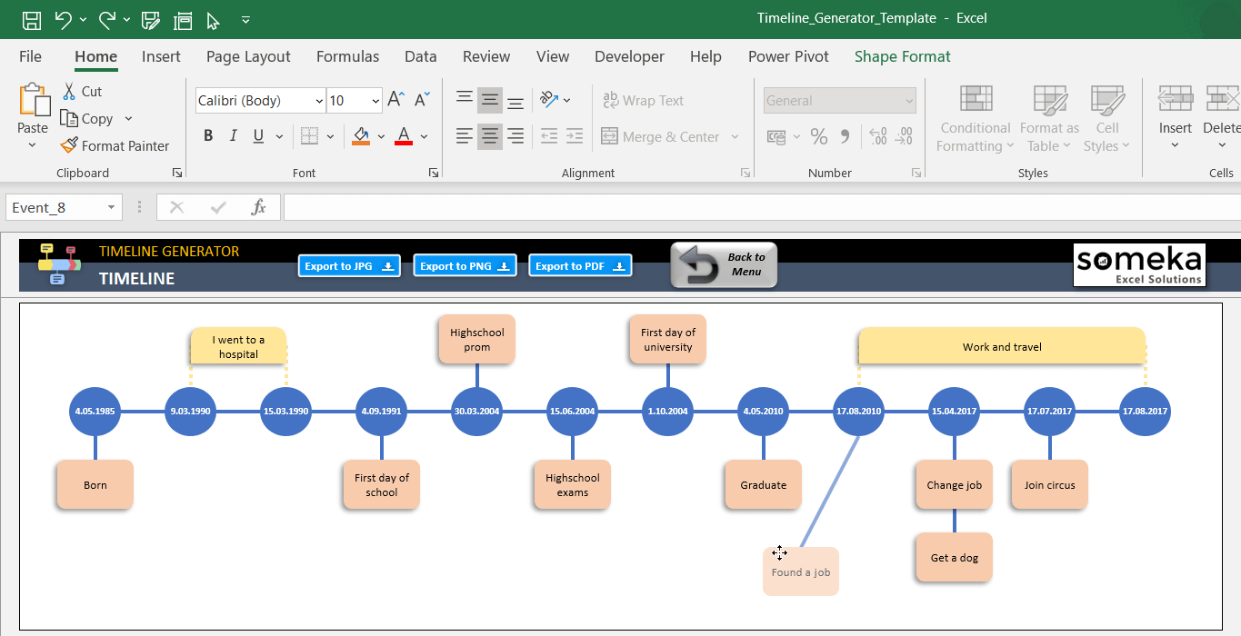 how-to-use-an-excel-timeline-template