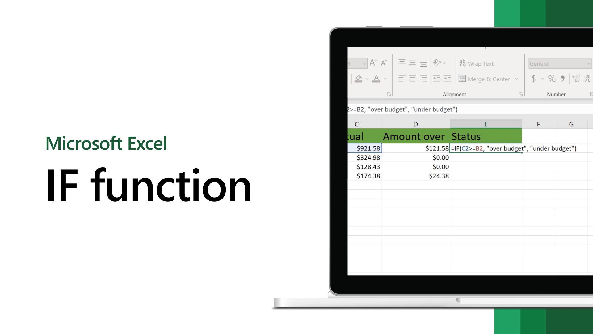 How To Use The IF Function In Excel
