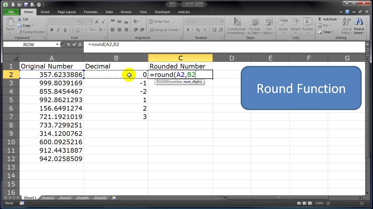 how-to-use-the-round-function-in-excel