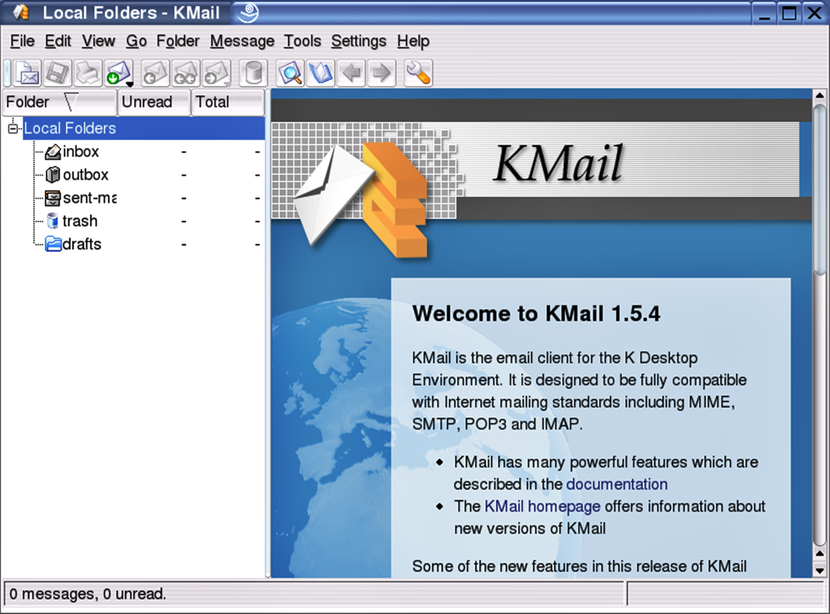 KMail Review: Free Email Program