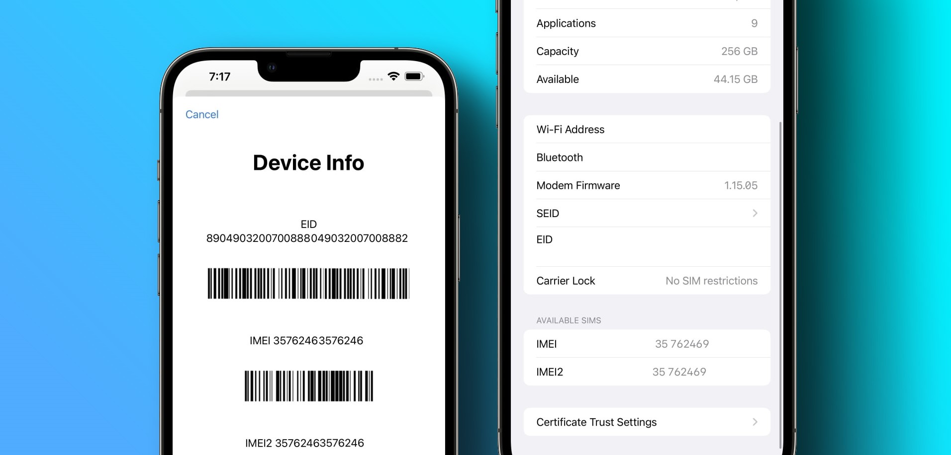 Locating Your iPhone Serial Number