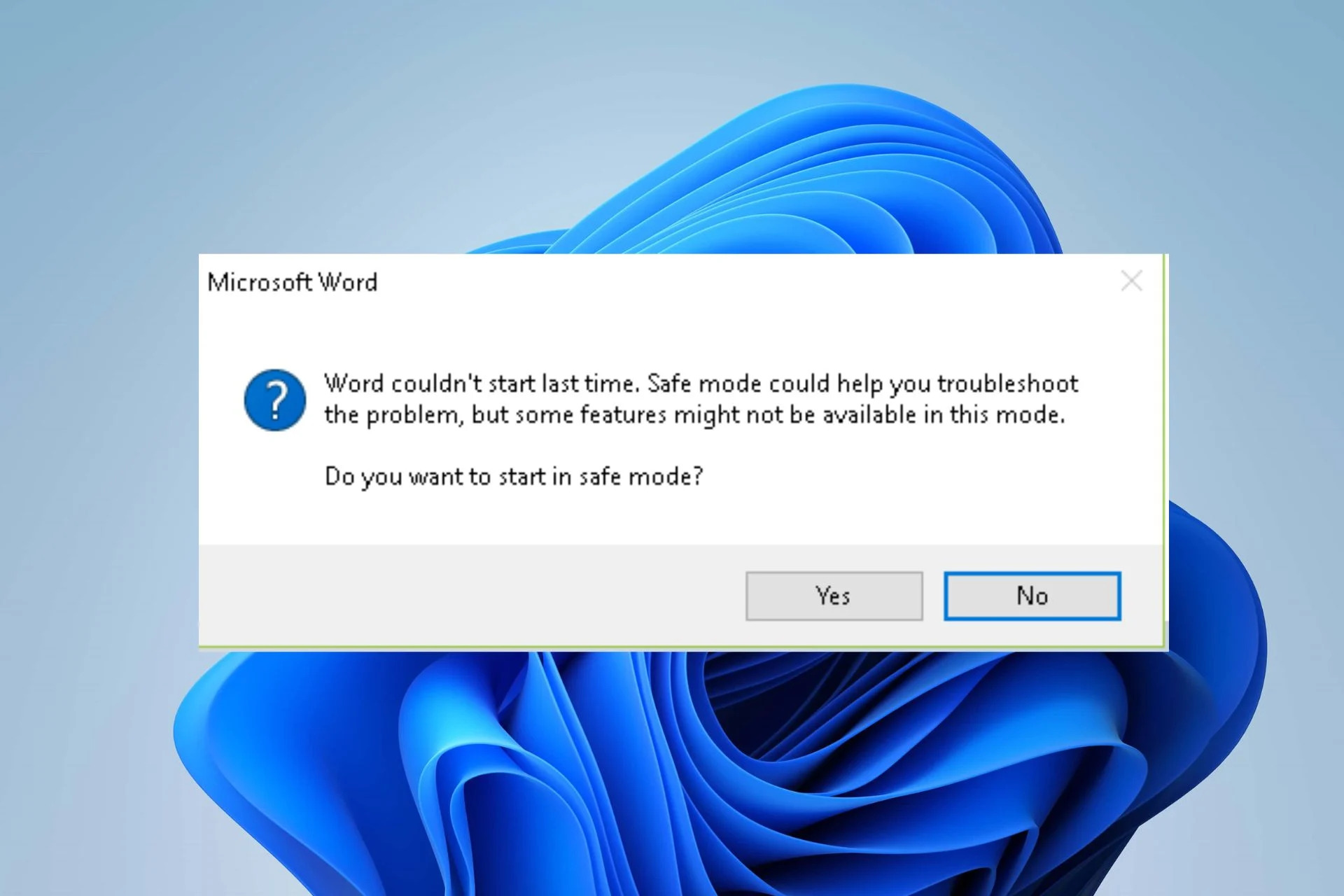 Use Safe Mode To Diagnose Microsoft Word Startup Issues