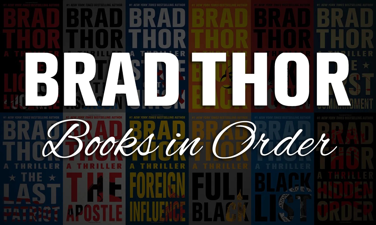 12 Best Brad Thor Scott Harvath Kindle Books for 2024