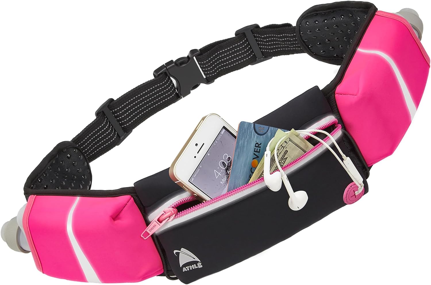 13-incredible-running-belt-for-iphone-plus-with-360-reflective-band-black-by-athle-for-2023