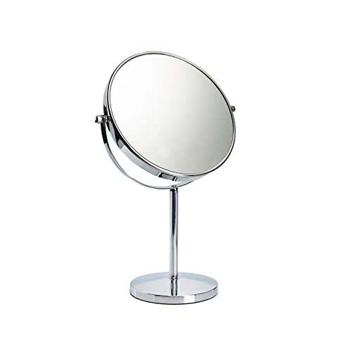 Tall Tabletop Makeup Mirror with Magnification