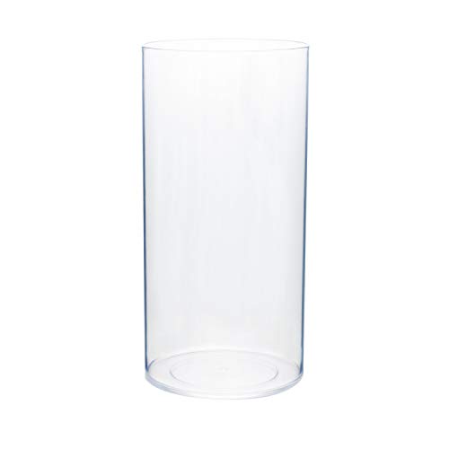 Flower Vase Acrylic Cylinder - Clear