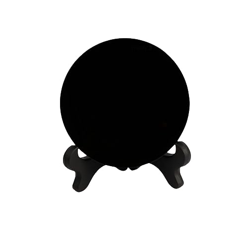 Marsrut Scrying Mirror - Black Obsidian Circle Disc