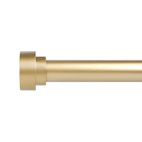 Gold Curtain Rods for Windows 48-84 Inch