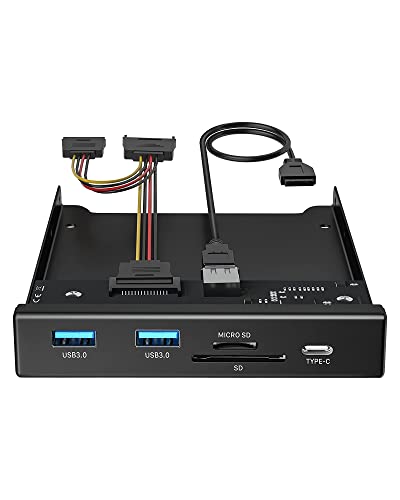 BYEASY USB 3.0 Hub with Card Reader and Type C Port