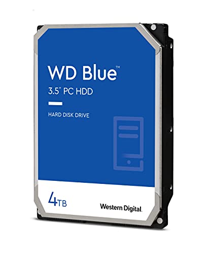 WD 4TB Blue PC Internal Hard Drive HDD - Reliable, High-capacity Storage