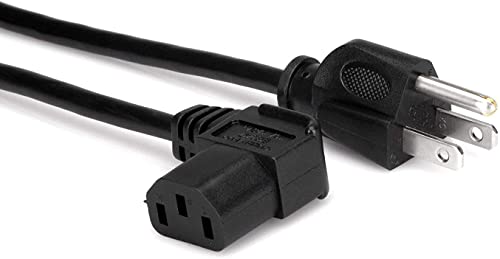 DIGITMON 3FT 3Prong Right Angled AC Power Cable