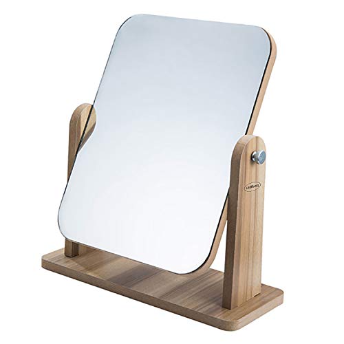 YOOMEISHALY Wooden Desk Mirror