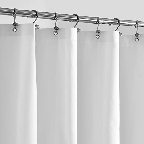 Waterproof Fabric Shower Curtain Liner - 54x78, White