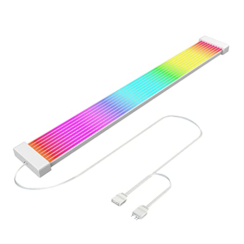 JAZZCOOLING PC RGB Light Strip for PSU Cables
