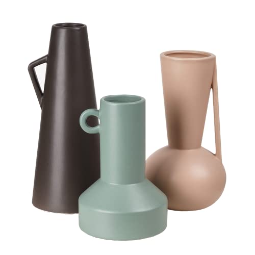 TERESA'S COLLECTIONS Modern Ceramic Vase - Set of 3