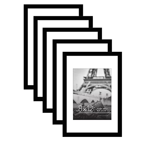 Americanflat 8x12 Picture Frame - Set of 5