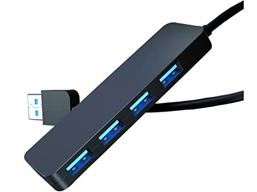 BaisDer 4 Port USB Hub - Portable USB 3.0 Hub with Fast Transfer Speed