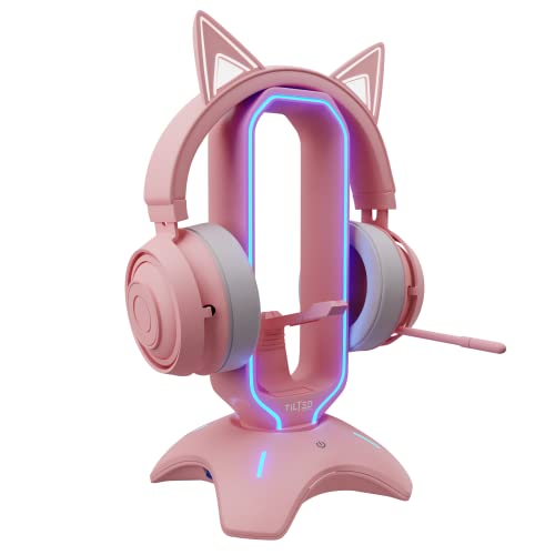 Tilted Nation Pink RGB Gaming Headset Stand