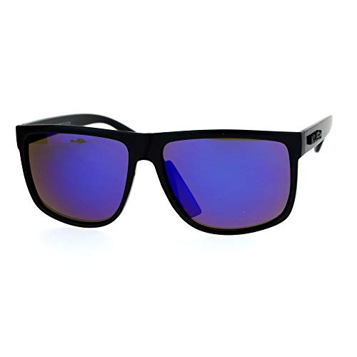 SA106 Kush Rectangular Mirror Lens Gangster Sunglasses