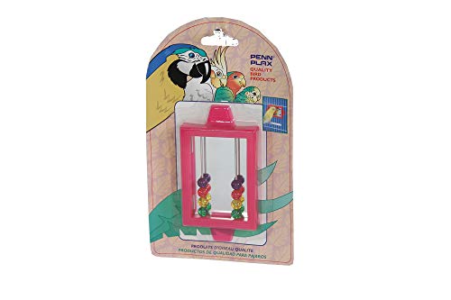 Colorful Mirror Toy for Small Birds