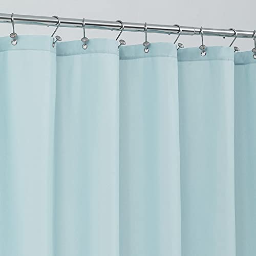 ALYVIA SPRING Fabric Shower Curtain Liner, Blue