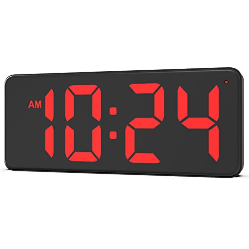 LED Digital Wall Clock with Large Display