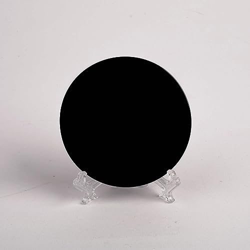 Black Obsidian Scrying Mirror - Enhance Your Spiritual Practice