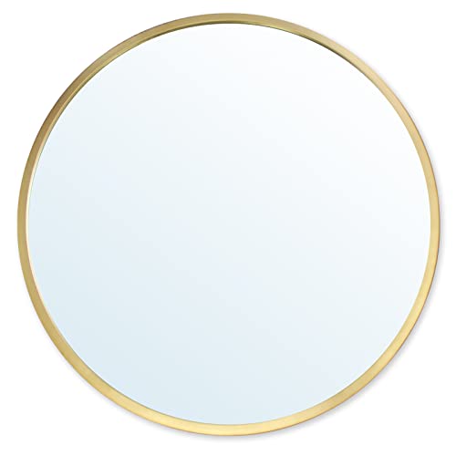 Large Circle Mirror for Bathroom Decor