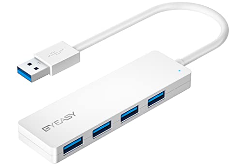 BYEASY USB Hub - Fast Data Transfer 4 Port USB Hub