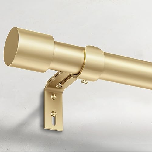 IFELS Gold Curtain Rods for Windows