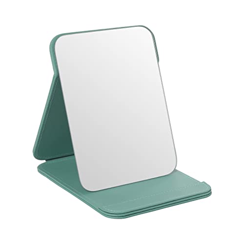 LONGSHENG - Desktop Mirror, Portable Folding Vanity Mirror-Green