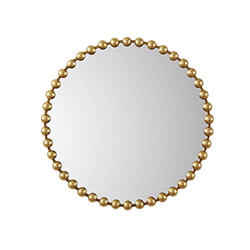 Marlowe Metal Spherical Frame Round Mirror