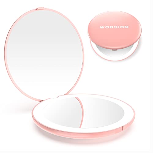 Wobsion Compact Mirror with Light