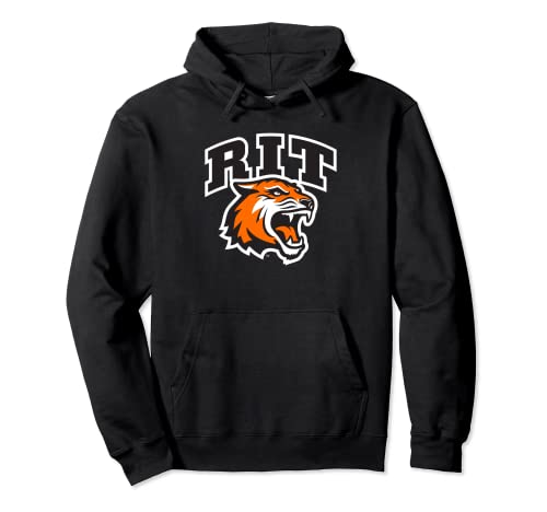 RIT Tiger Stacked Logo Pullover Hoodie