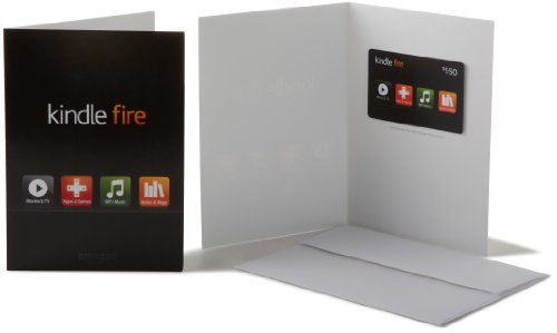 Amazon Gift Card in Kindle Fire Design