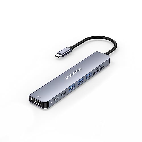 LENTION 8-in-1 USB-C Hub - Versatile and Compact