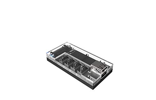 Micro Connectors Acrylic USB 2.0 Hub - 5-Port Expansion