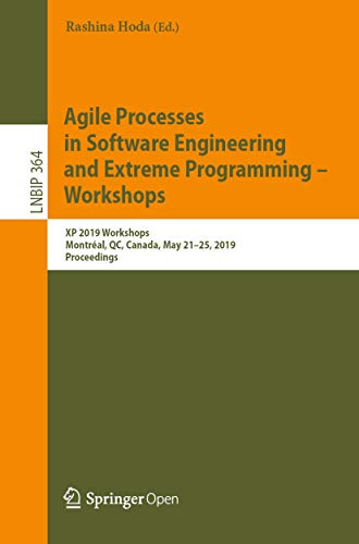 XP 2019 Workshops - Proceedings