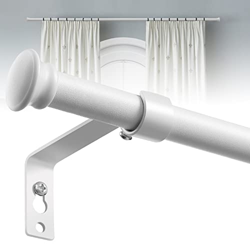 Adjustable Rustic Drapery Rods with Brackets - Matte