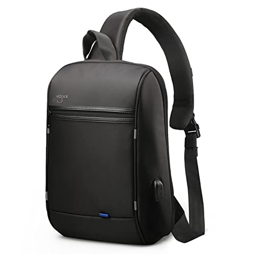  WOWBOX Sling Bag for Men Sling Backpack 13.3 Laptop Messenger  Bag : Electronics