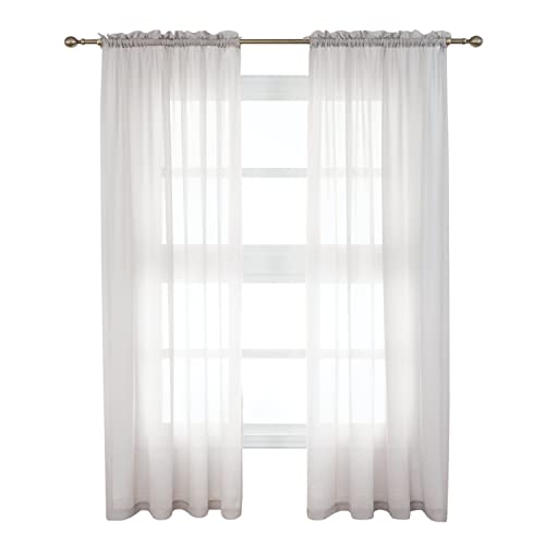 Anjee Gray Sheer Curtain Set
